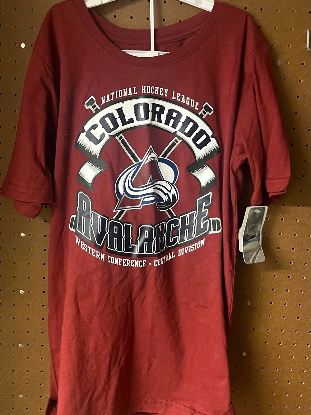 NHL Colorado Avalanche Burgundy Graphic Tee